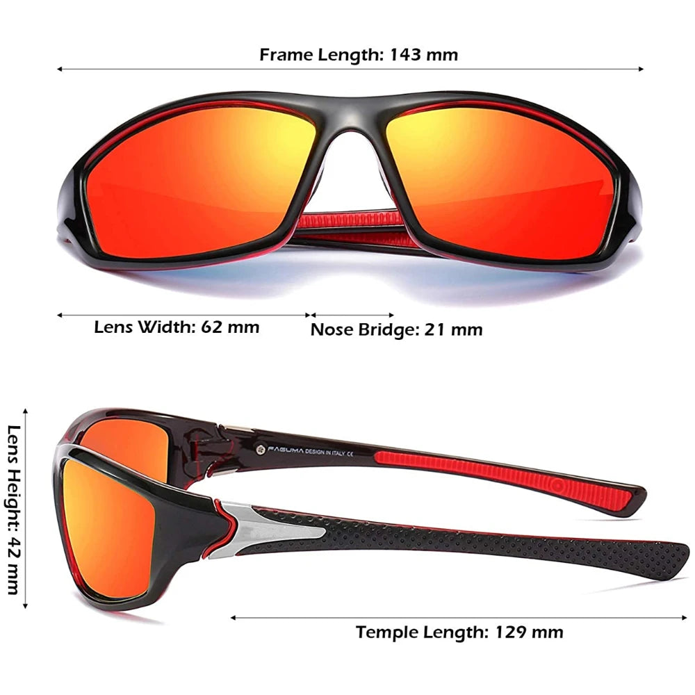 High Definition Polarized Sunglasses with UV400 Protection