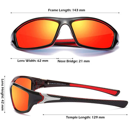High Definition Polarized Sunglasses with UV400 Protection