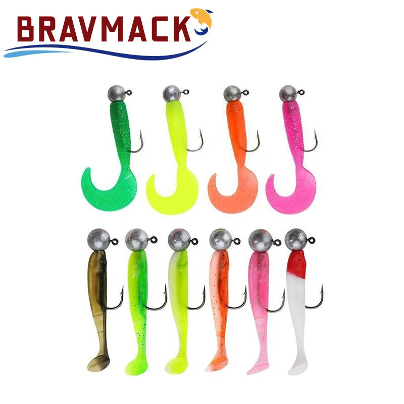 HookUpCo. 10pcs Jig Head Hooks for Fishing - HookUpCo.