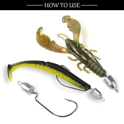 HookUpCo. Weedless Jig Heads 3.5g-10g - HookUpCo.