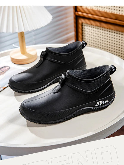 Waterproof Casual Short Tube Rain Boots for Women