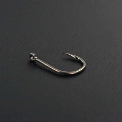 HookUpCo. High Carbon Barbed Fishing Hooks, 30 Pack - HookUpCo.