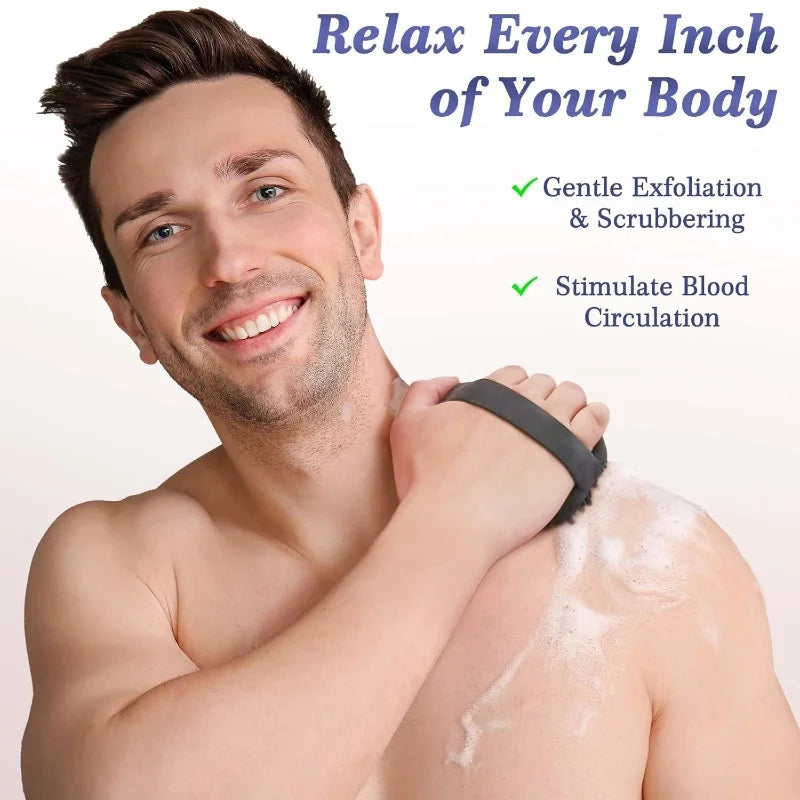Gentle Silicone Body Scrubber Brush