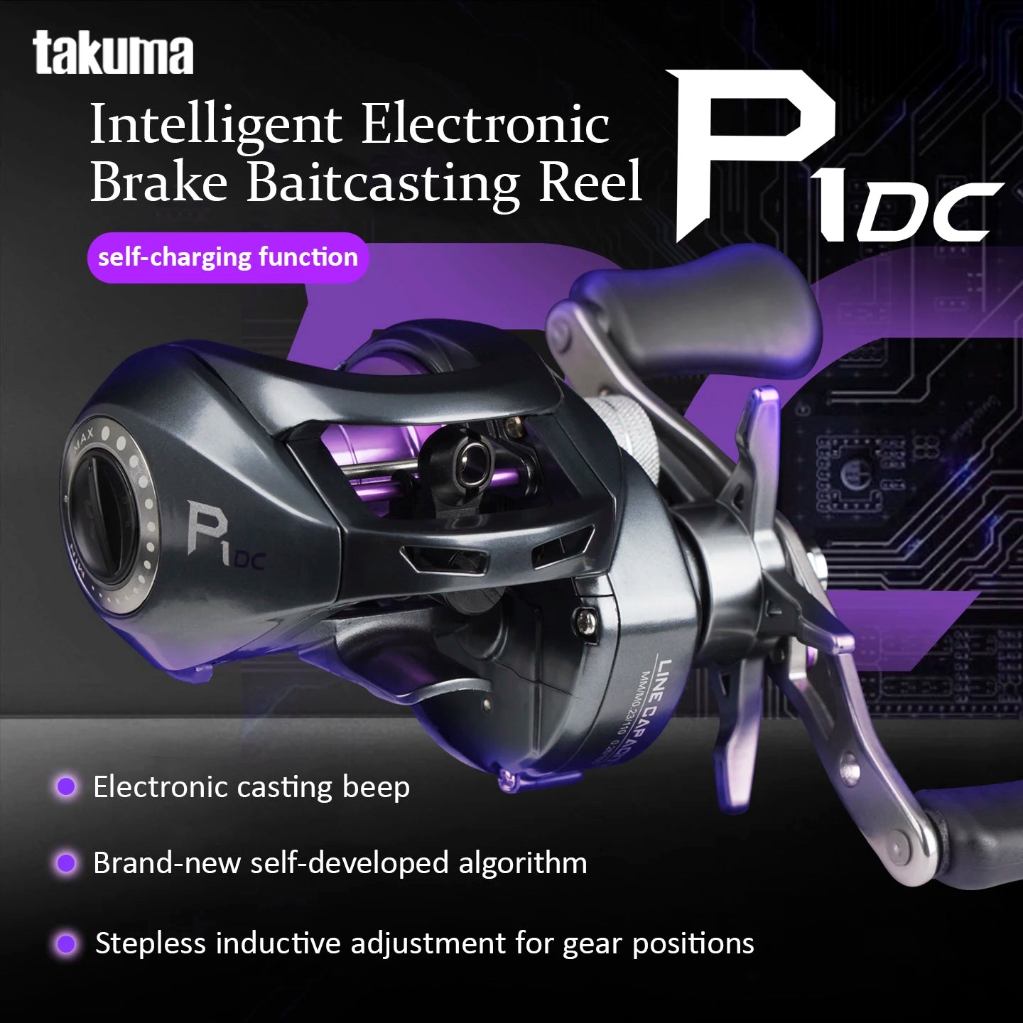 HookUpCo. Takuma P1DC Smart Baitcasting Reel - HookUpCo.