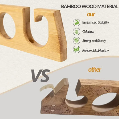 HookUpCo. Wooden Fishing Rod Storage Rack - HookUpCo.