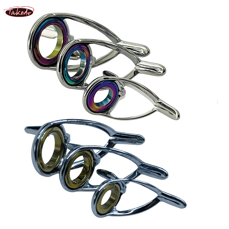 Stainless Steel Fishing Rod Repair Kit - 5 Sets - HookUpCo.