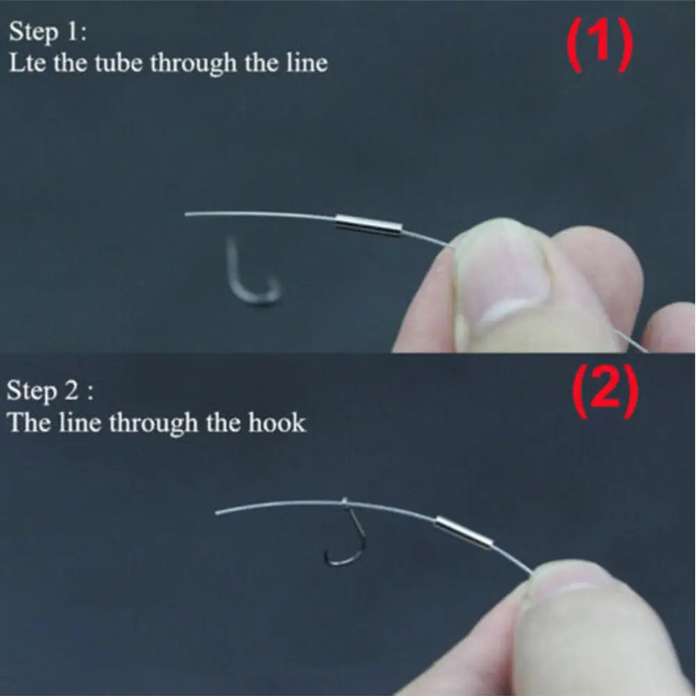 Copper Crimp Sleeves for Fishing Lines - 100pcs - HookUpCo.