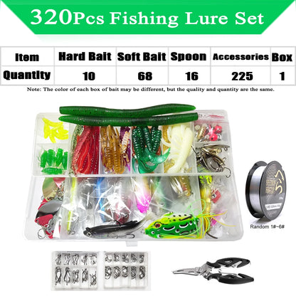HookUpCo. Premium Fishing Lure Kit with Box - HookUpCo.