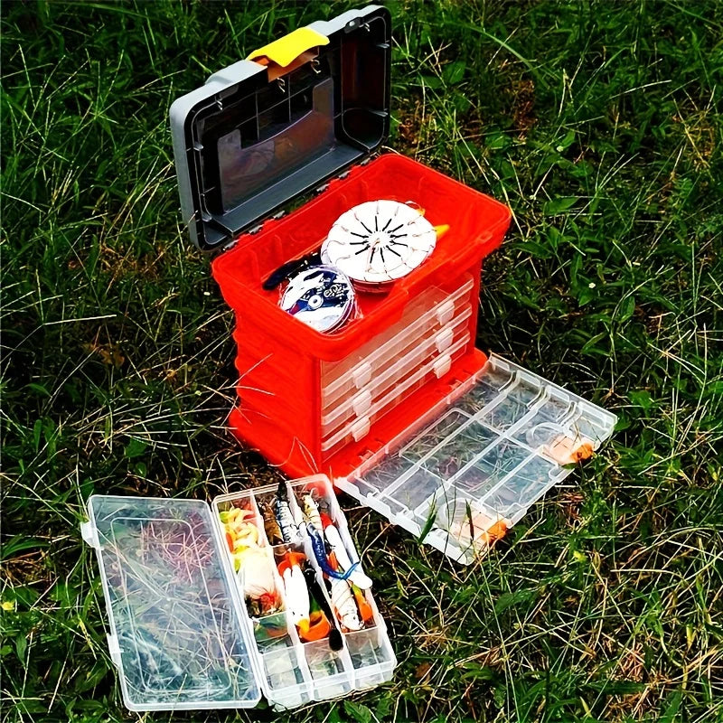 HookUpCo. Portable Multifunction Tackle Storage Box