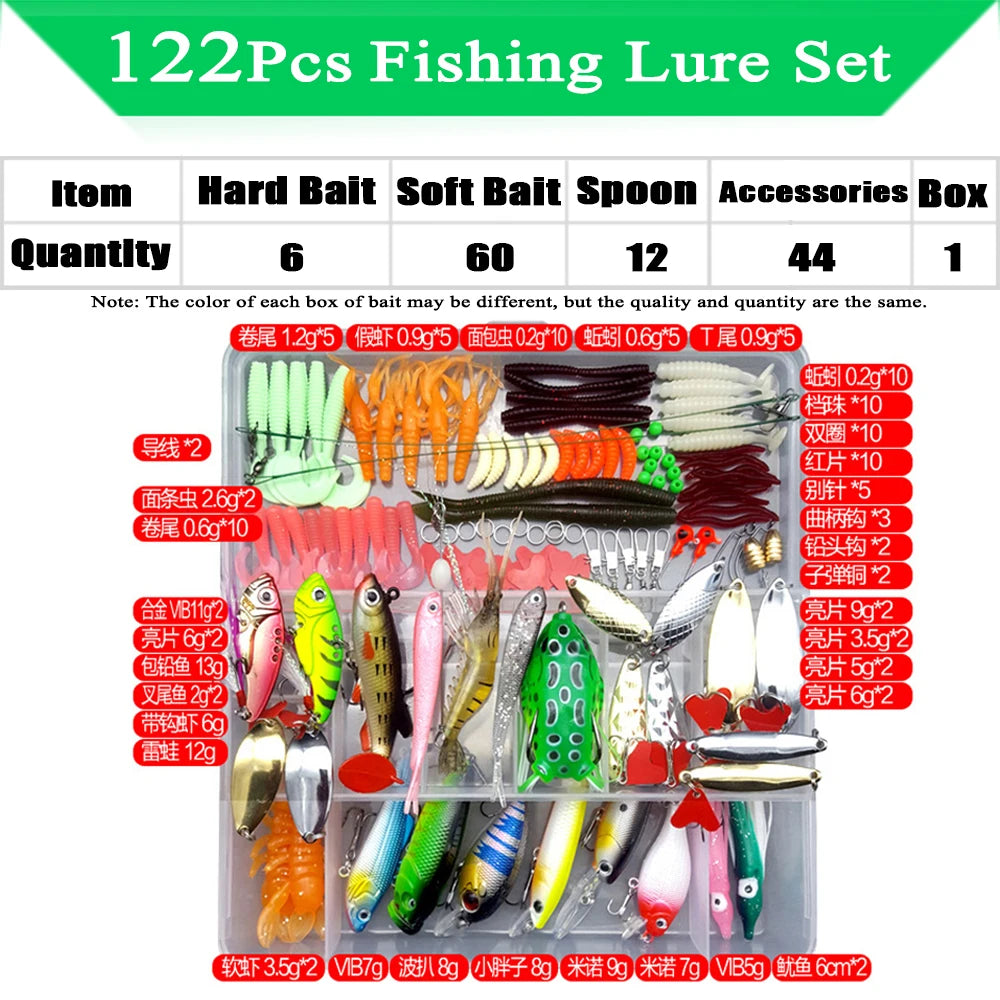 HookUpCo. Premium Fishing Lure Kit with Box - HookUpCo.