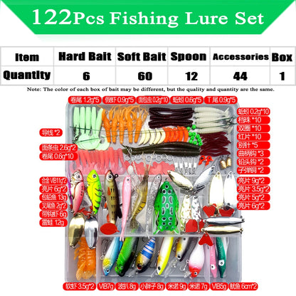 HookUpCo. Premium Fishing Lure Kit with Box - HookUpCo.