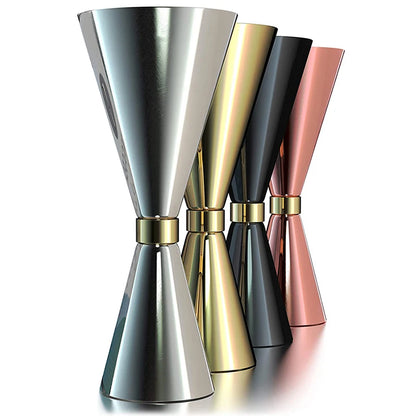 HookUpCo. Stainless Steel Cocktail Jigger Tool