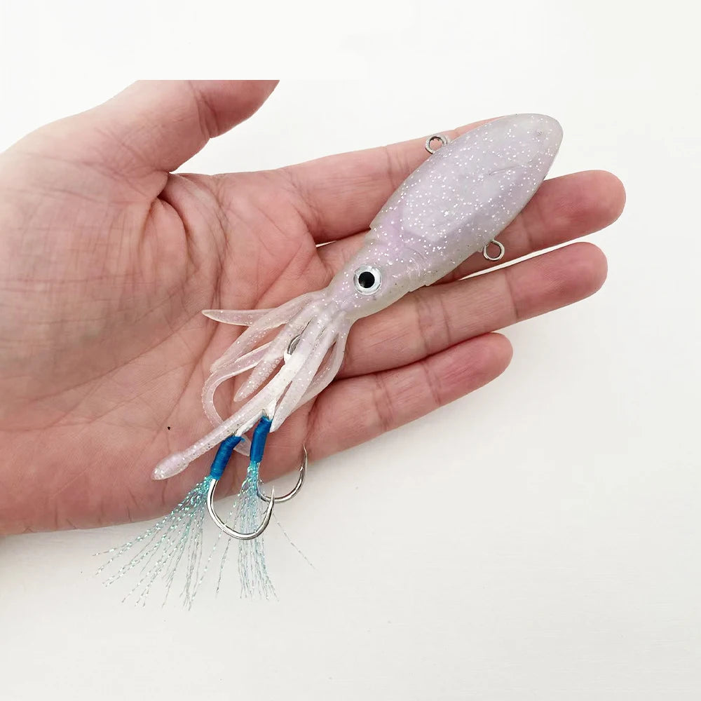 HookUpCo. 40g Squid-Design VIB Lure for Fishing