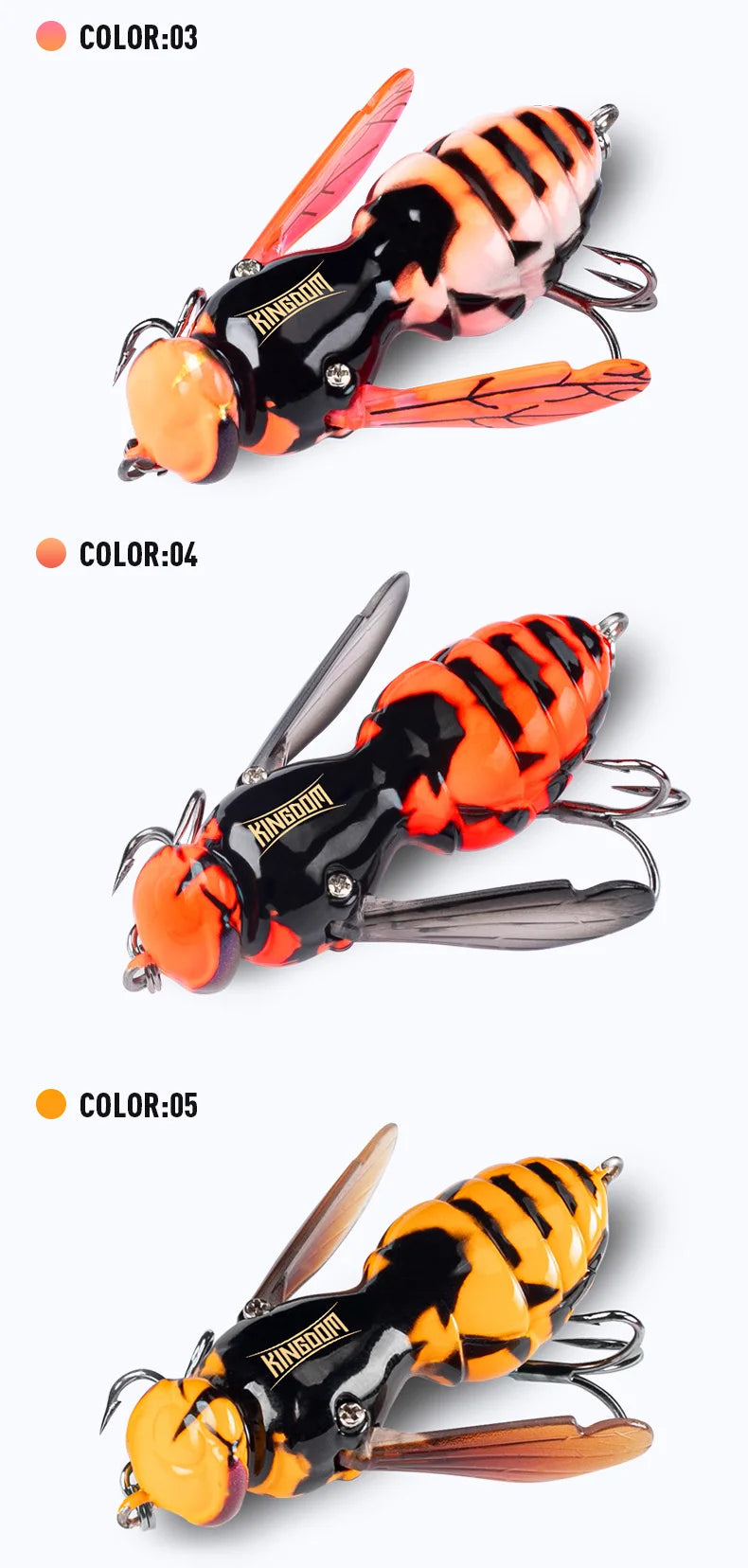HookUpCo. Wasp Swimbait Lures 40mm - HookUpCo.