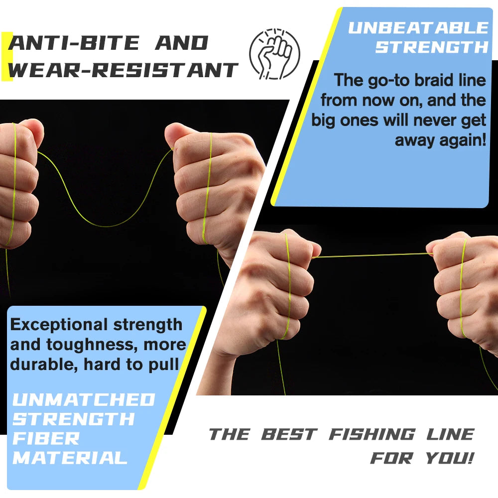 HookUpCo. X12 Xbraid High Strength Fishing Line