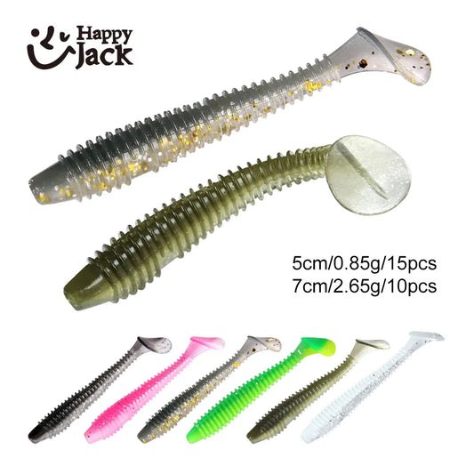 HookUpCo. Soft Fishing Lures 15pcs Set - HookUpCo.