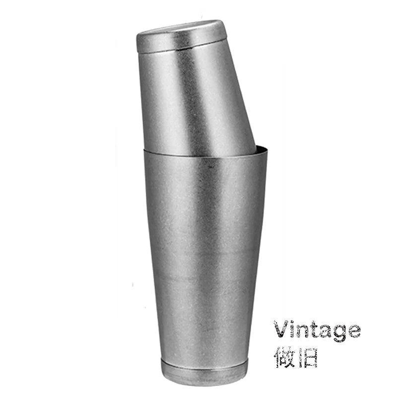 HookUpCo. Etched Pattern Cocktail Shaker Set