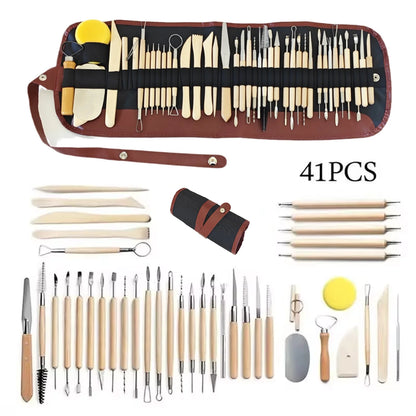 Pottery Clay Sculpting Tools Kits for Creative Artisans - Kits from 5 to 62 PCS.