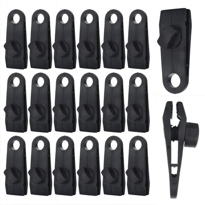 HookUpCo. Heavy Duty Camping Tarp Clips 20PC Set - HookUpCo.