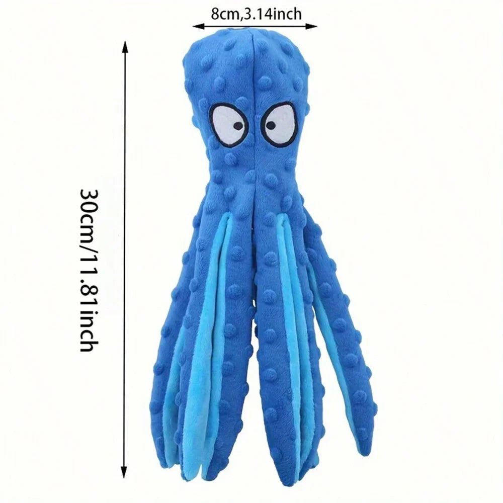 HookUpCo. Plush Octopus Toy for Teething Puppies
