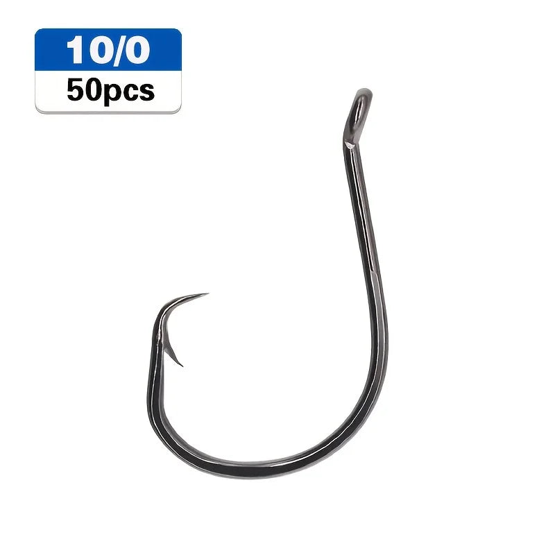 HookUpCo. Premium Carbon Steel Fishing Hooks - HookUpCo.
