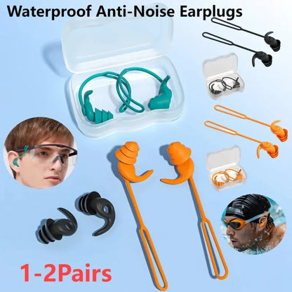 HookUpCo. Waterproof Swim Ear Plugs