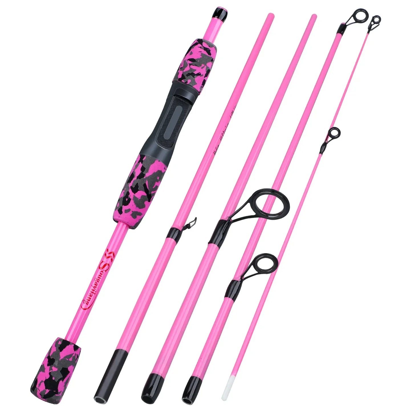 HookUpCo. 1.7m Spinning Fishing Rod for Travel - HookUpCo.