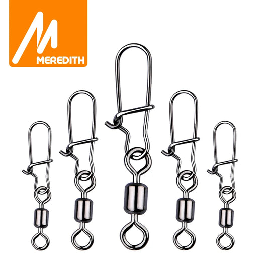 HookUpCo. 50PCS Stainless Steel Fishing Swivels - HookUpCo.