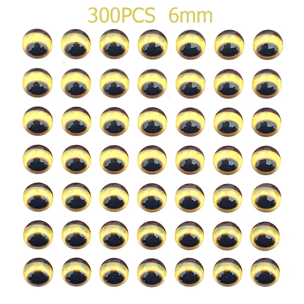 HookUpCo. 300pcs 3D Fishing Eyes - HookUpCo.