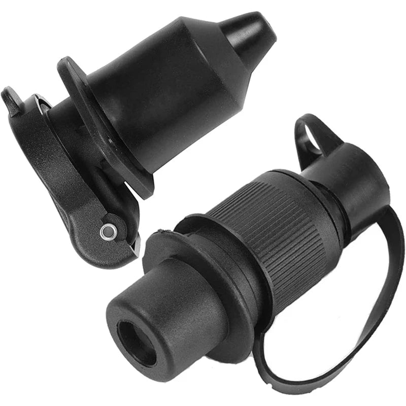 HookUpCo. 12V Round Trailer Socket Connector - HookUpCo.