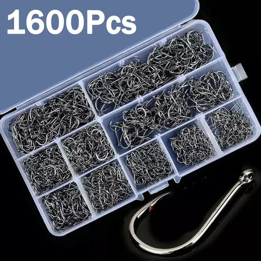 Carbon Steel Fishing Hooks in Bulk 50-1600 PCS - HookUpCo. - HookUpCo.
