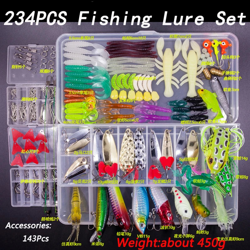 HookUpCo. Premium Fishing Lure Kit with Box - HookUpCo.