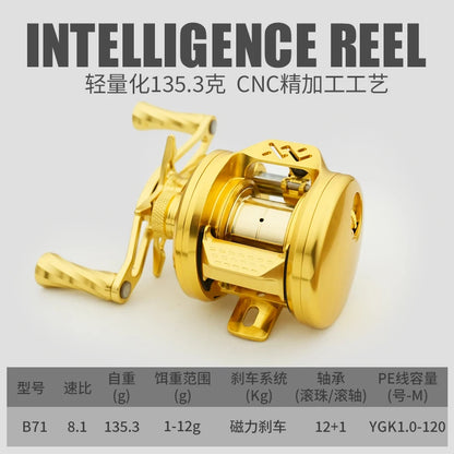 HookUpCo. Takizawa B71 Lightweight Baitcasting Reel - HookUpCo.