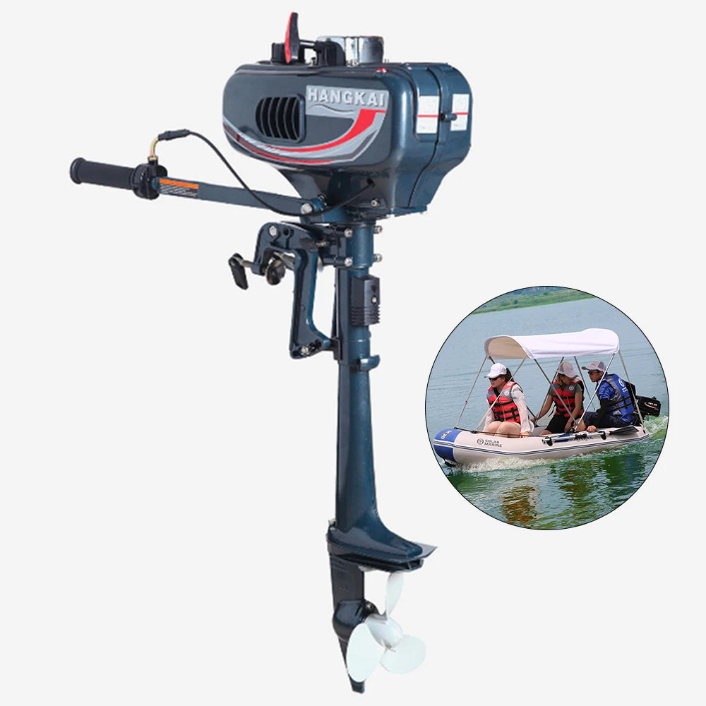 3.5HP-3.6HP Water Cooled Two-Stroke Fishing Kayak Boat Outboard Motor