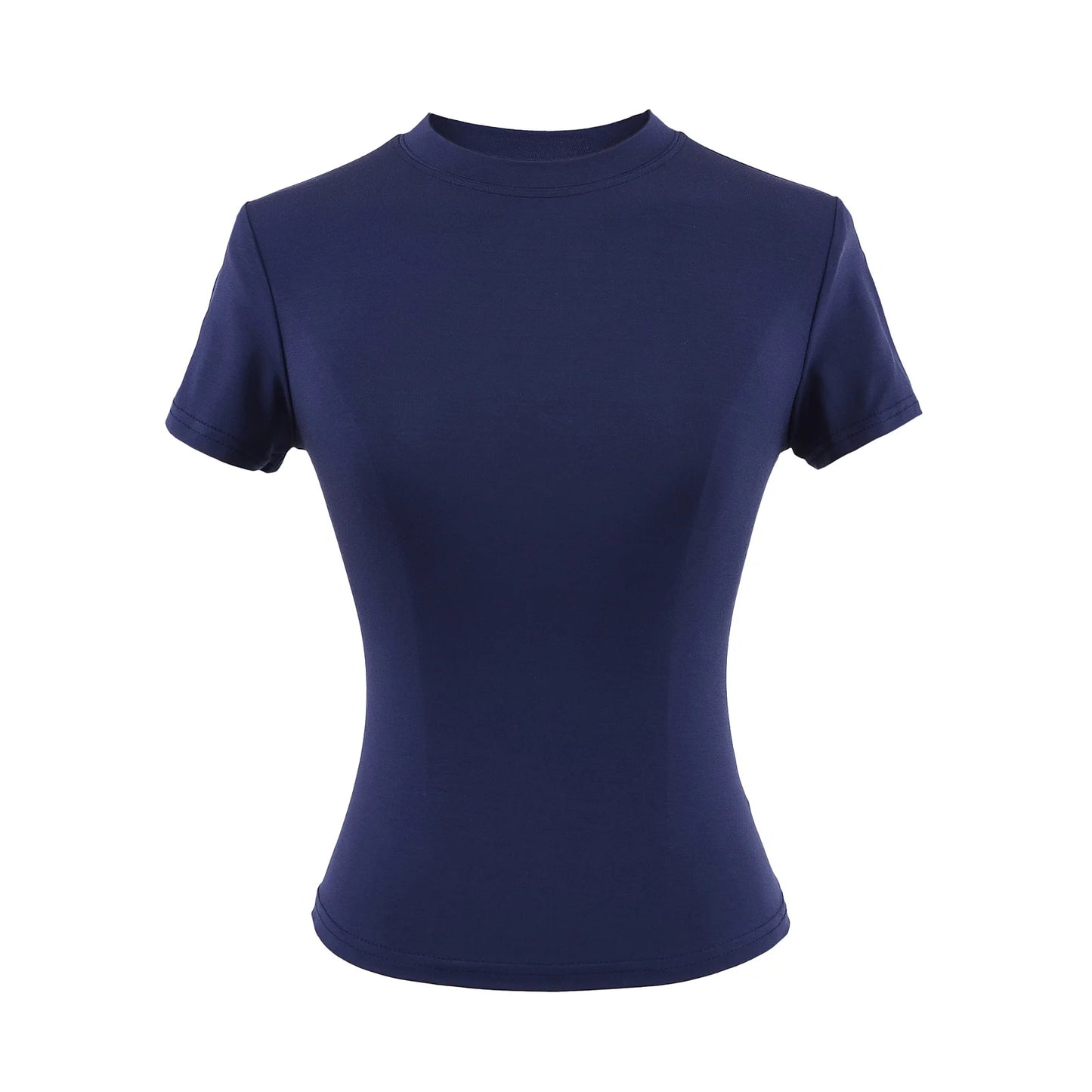 Stylish Slim Fit Casual T-Shirt for Women - Trendy Solid Color
