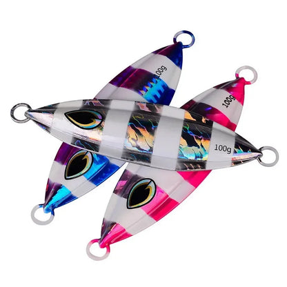 40g to 100g Metal Fishing Lures for Saltwater Jigging