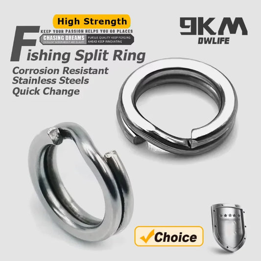 HookUpCo. Stainless Steel Split Rings for Fishing - HookUpCo.