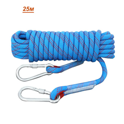 HookUpCo. 10mm Outdoor Climbing Rope for Safety