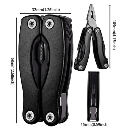 Versatile Folding Multi Tool with Pliers and Knife for Outdoors
