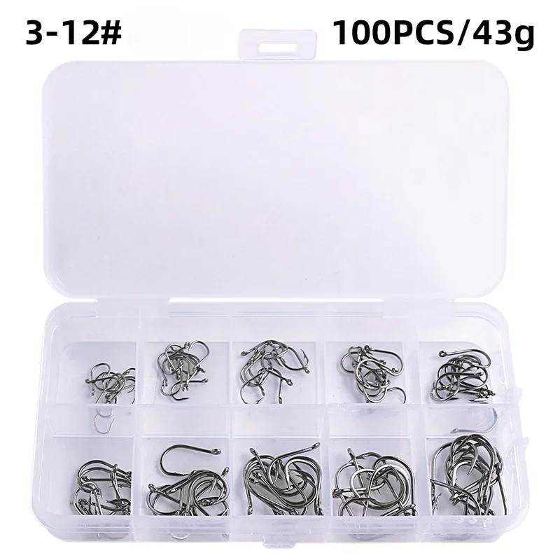 Carbon Steel Fishing Hooks in Bulk 50-1600 PCS - HookUpCo. - HookUpCo.