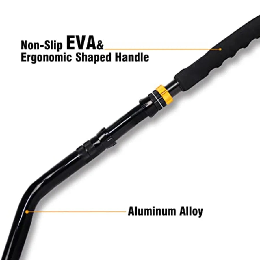 HookUpCo. Bent Butt Saltwater Fishing Rod 2-Piece - HookUpCo.