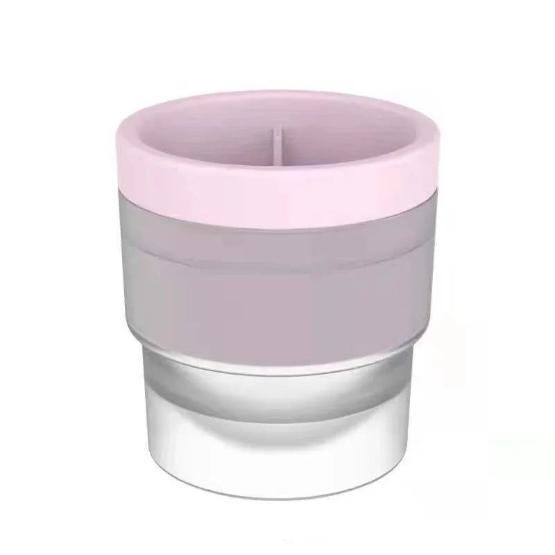 Stackable Silicone Ice Sphere Molds for Drinks