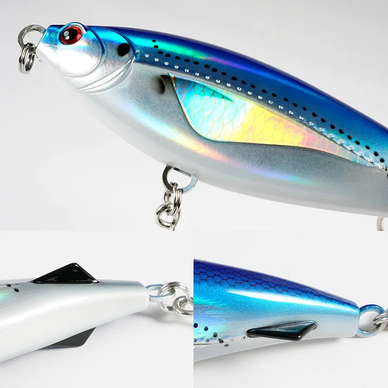 HookUpCo. Sinking Pencil Fishing Lure 115mm - HookUpCo.