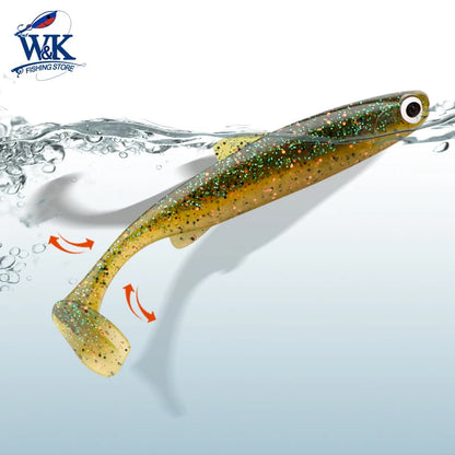 HookUpCo. 2024 Soft Bait Swimbait for Fishing
