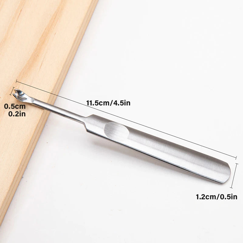 HookUpCo. Leather Groover Tool for Precise Edge Finishing