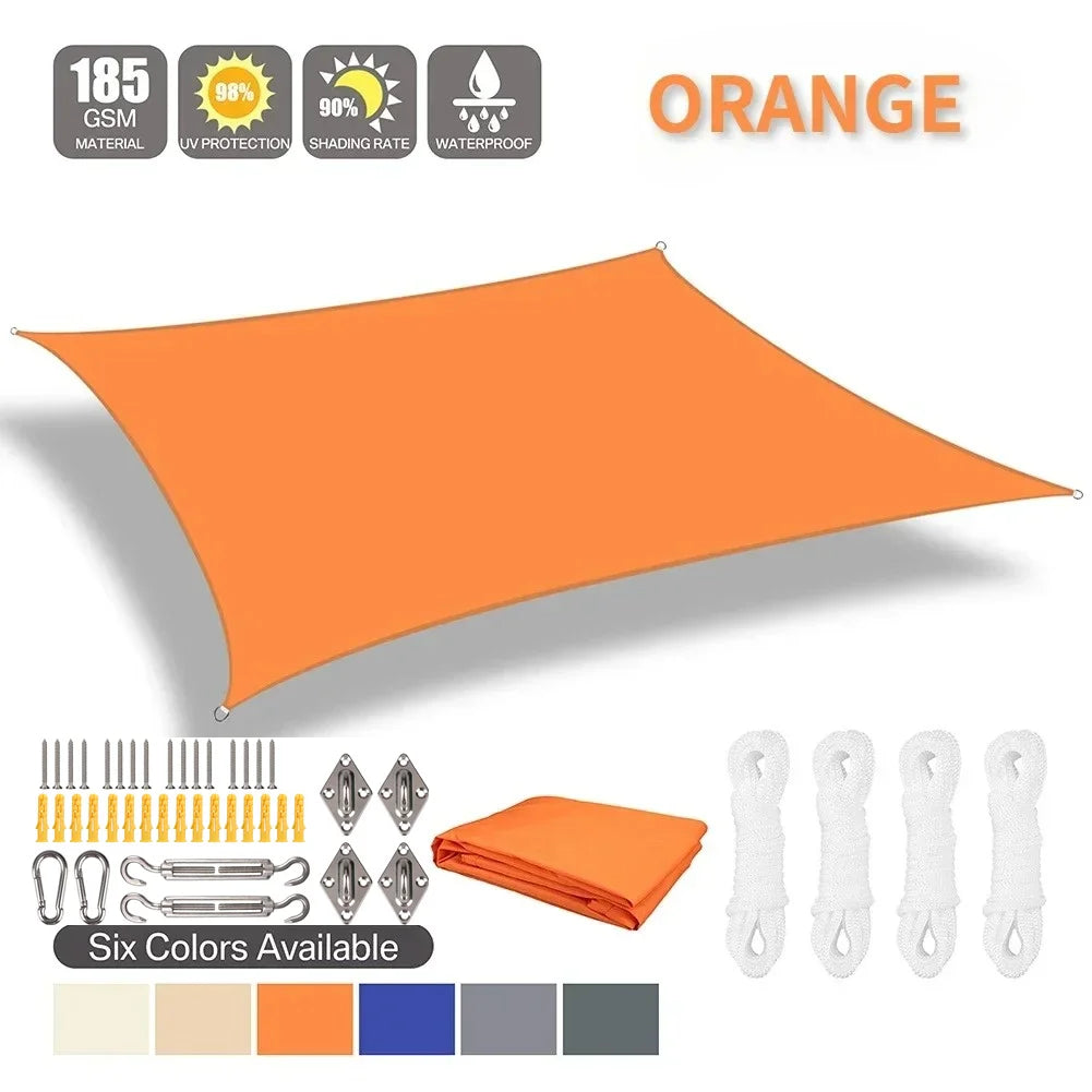 Waterproof UV Block Sun Shade Sail
