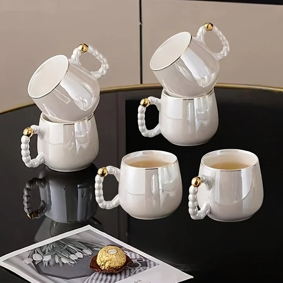 European Pearl Porcelain Tea Set