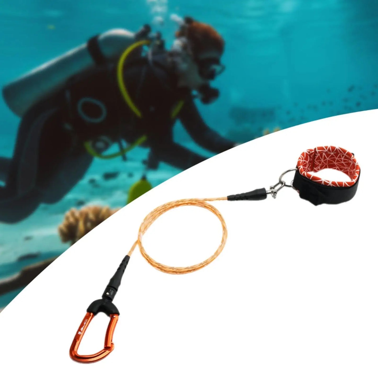 HookUpCo. Safety Freediving Lanyard