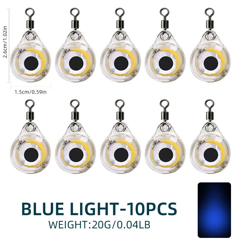 HookUpCo. Luminous Mini LED Fishing Lures Set - HookUpCo.