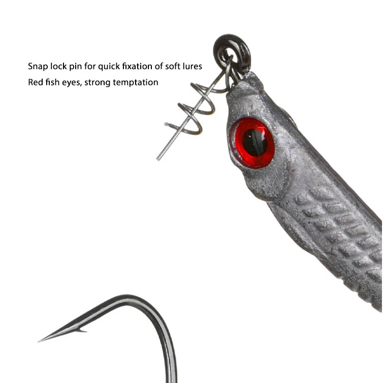 HookUpCo. 3D Eye Fishing Hooks - HookUpCo.